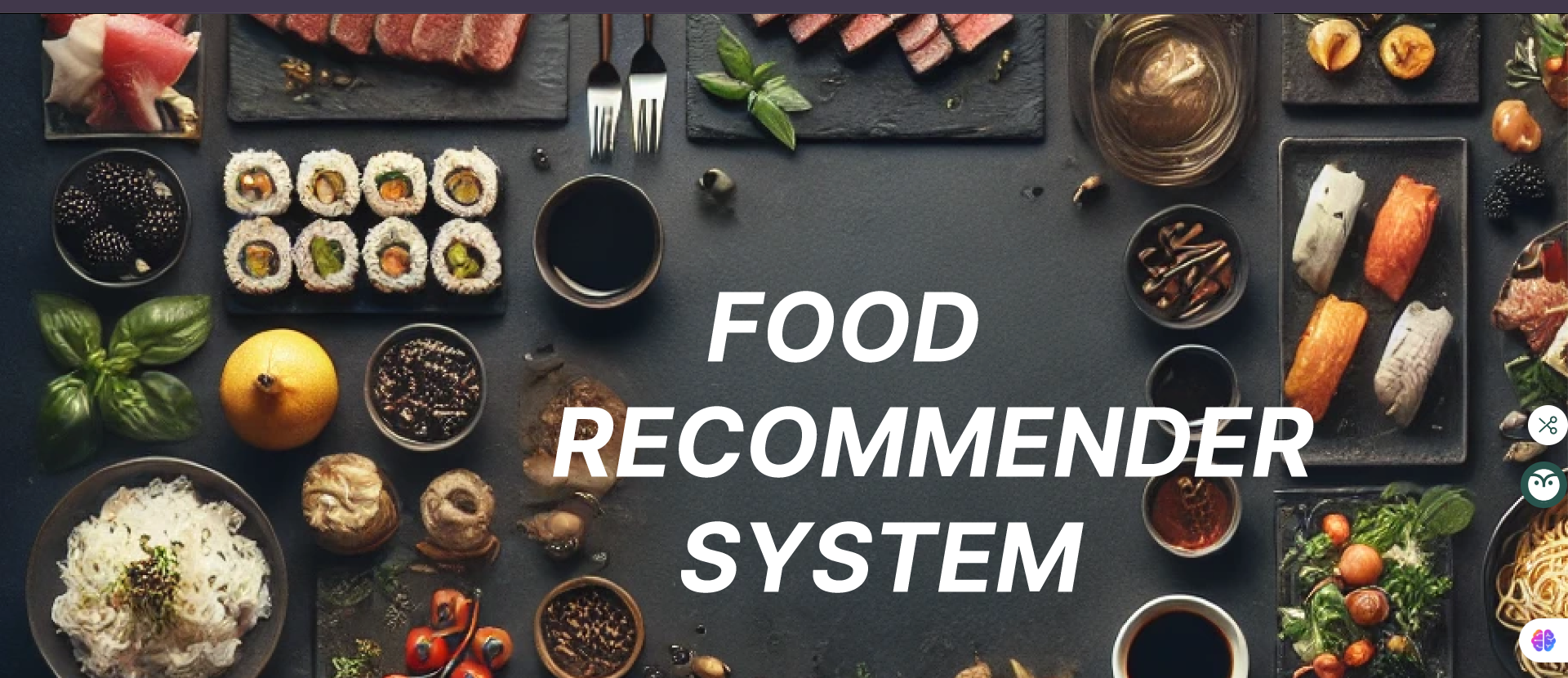 Food Recommender Screenshot
