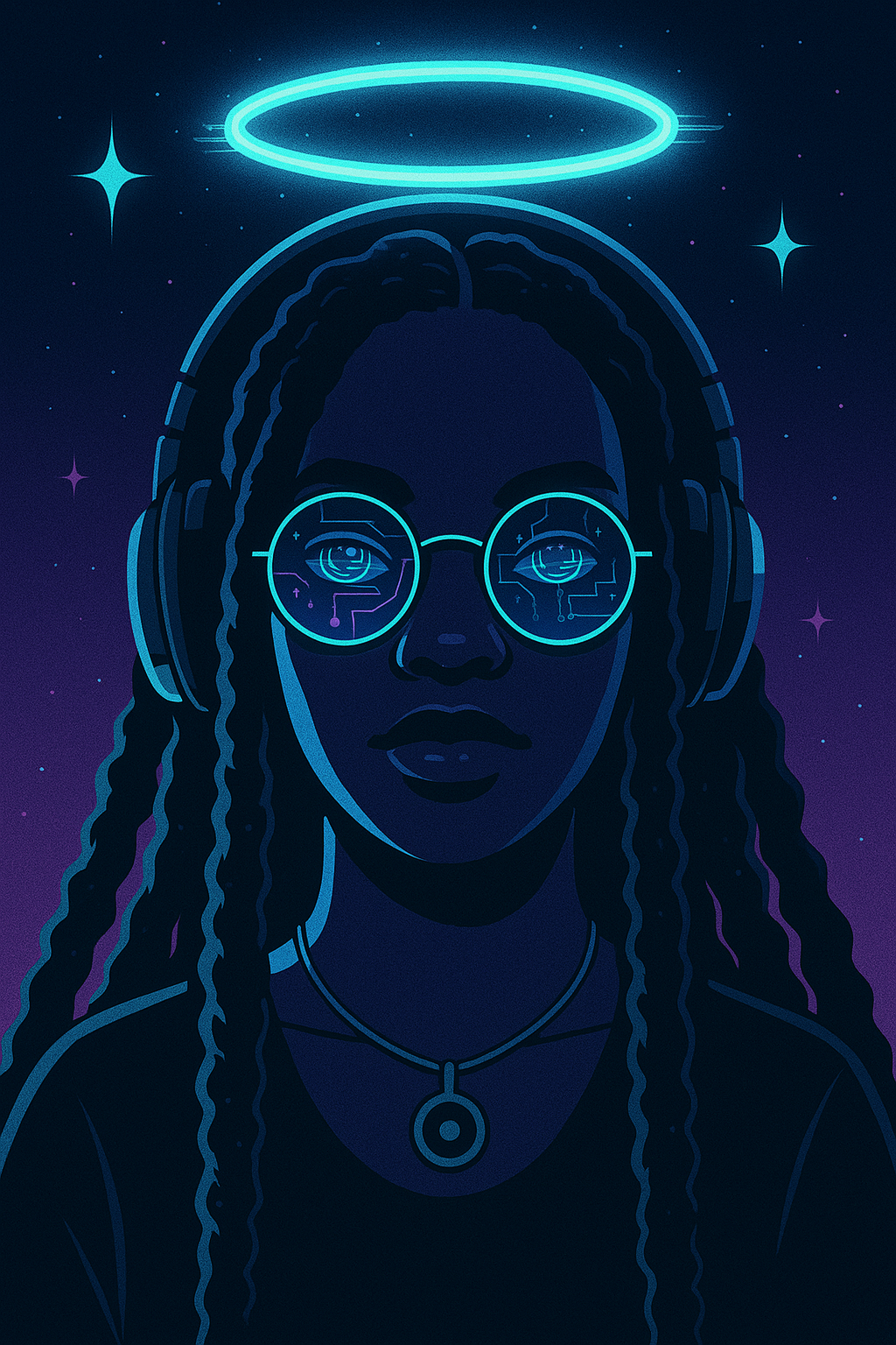 AI generated portrait of Paula